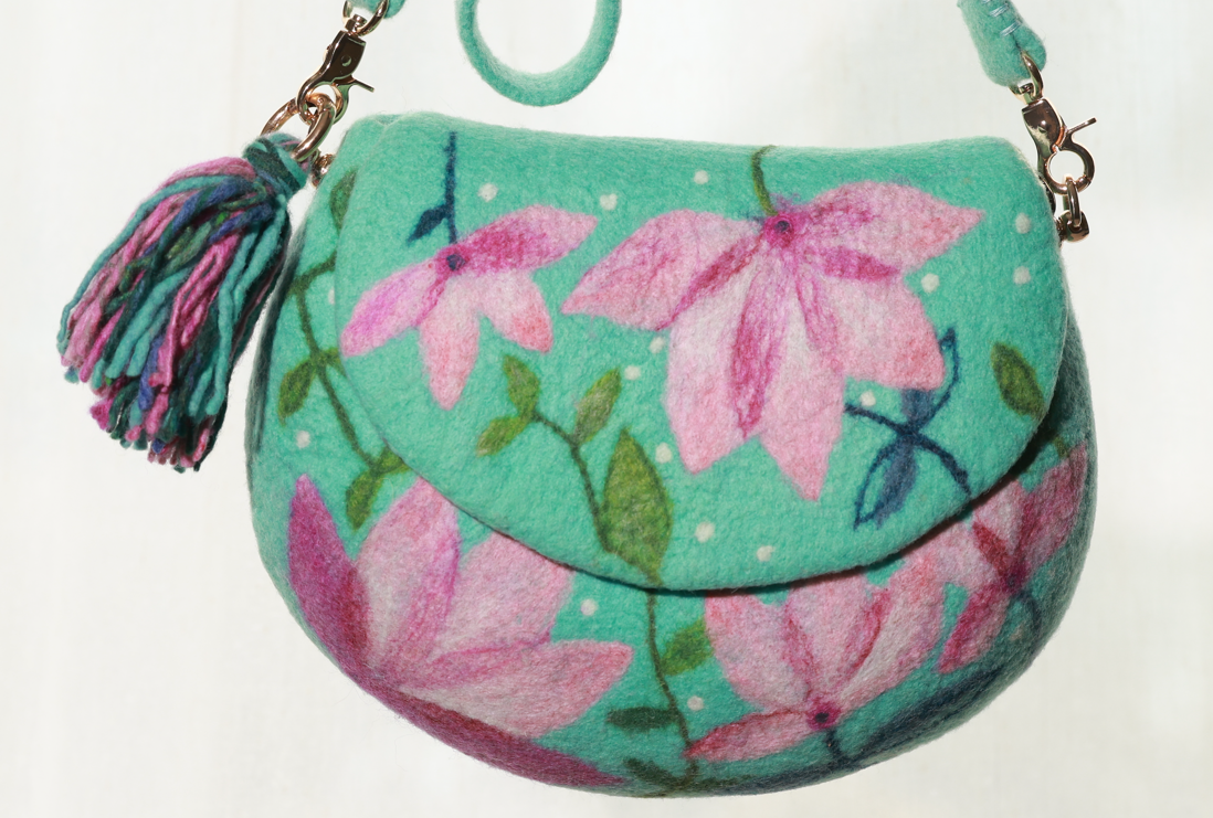 Lotus Saddle Bag by Frida Åberg